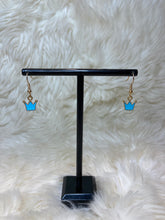 Load image into Gallery viewer, Blue Charm Earrings
