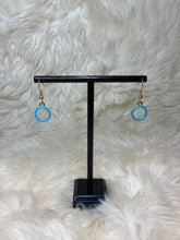 Load image into Gallery viewer, Blue Charm Earrings