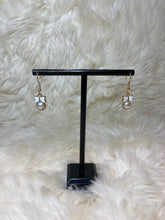 Load image into Gallery viewer, White Charm Earrings