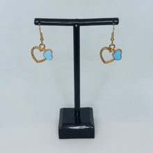 Load image into Gallery viewer, Blue Charm Earrings
