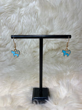 Load image into Gallery viewer, Blue Charm Earrings
