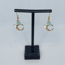 Load image into Gallery viewer, Blue Charm Earrings