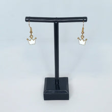 Load image into Gallery viewer, White Charm Earrings