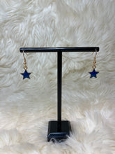 Load image into Gallery viewer, Blue Charm Earrings
