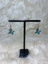 Load image into Gallery viewer, Blue Charm Earrings