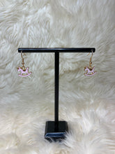 Load image into Gallery viewer, Pink Charm Earrings