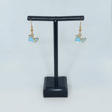 Load image into Gallery viewer, Blue Charm Earrings
