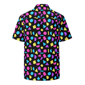 Fun Pattern Unisex button shirt