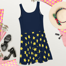 Load image into Gallery viewer, Starry Skater Dress