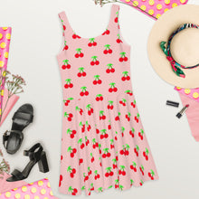 Load image into Gallery viewer, Cherry Skater Dress
