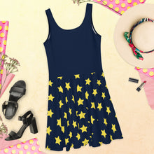 Load image into Gallery viewer, Starry Skater Dress