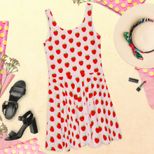 Load image into Gallery viewer, Strawberry Skater Dress