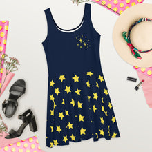 Load image into Gallery viewer, Starry Skater Dress