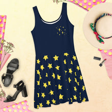 Load image into Gallery viewer, Starry Skater Dress