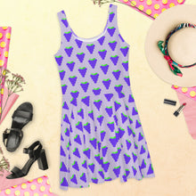 Load image into Gallery viewer, Grape Skater Dress