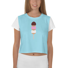 Load image into Gallery viewer, Dango Multi Color Crop Tee