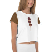 Load image into Gallery viewer, Chocolate Dango Crop Tee