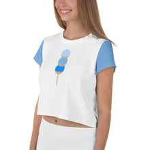 Load image into Gallery viewer, Blue Dango Crop Tee