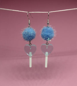 Lollipop PomPom Earrings