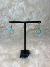 Load image into Gallery viewer, Blue Charm Earrings
