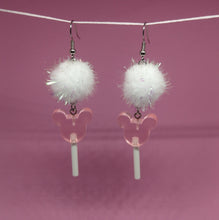 Load image into Gallery viewer, Lollipop PomPom Earrings
