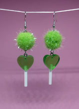 Load image into Gallery viewer, Lollipop PomPom Earrings
