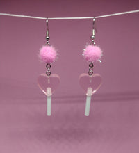 Load image into Gallery viewer, Lollipop PomPom Earrings
