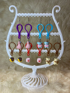 Animal Keychain Earrings