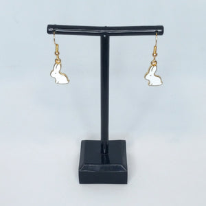 White Charm Earrings