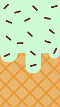 Load image into Gallery viewer, Ice Cream Cone Digital Wallpaper
