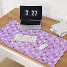 Load image into Gallery viewer, Lavender Cherry and Flower Gaming mouse pad
