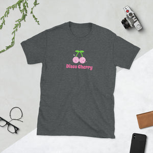 Disco Cherry Short-Sleeve Unisex T-Shirt