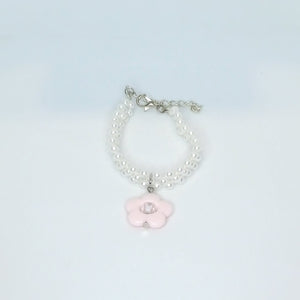 Pearl Bracelet with Flower