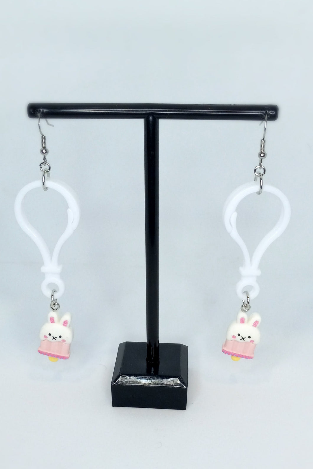 Keychain Earrings - Bunny Ice Cream