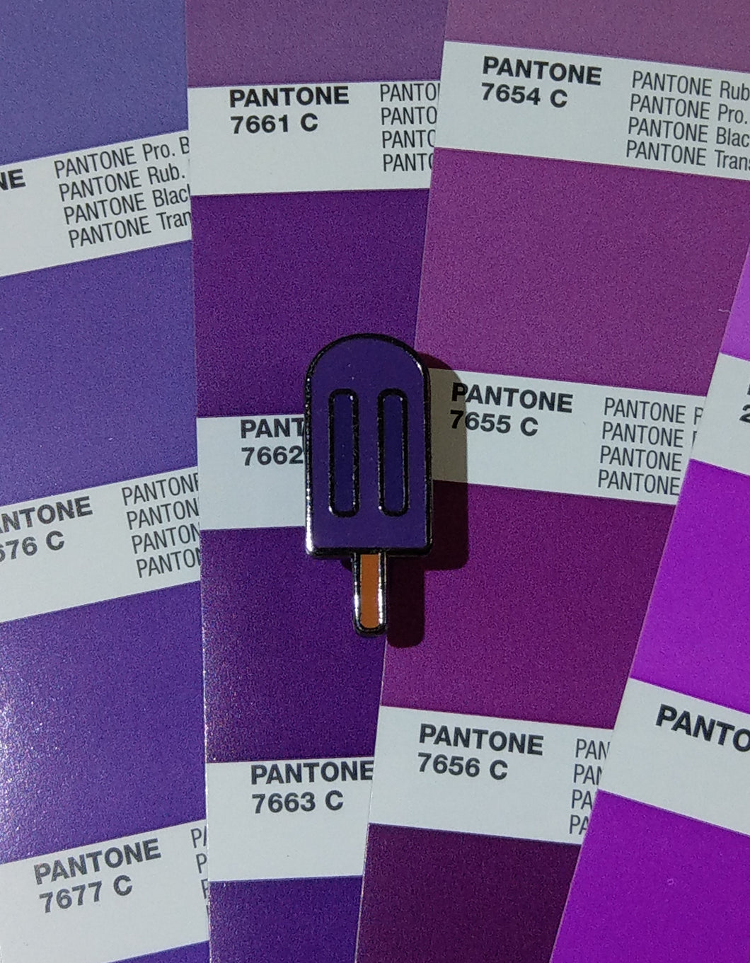 Purple Ice Cream Enamel Pin