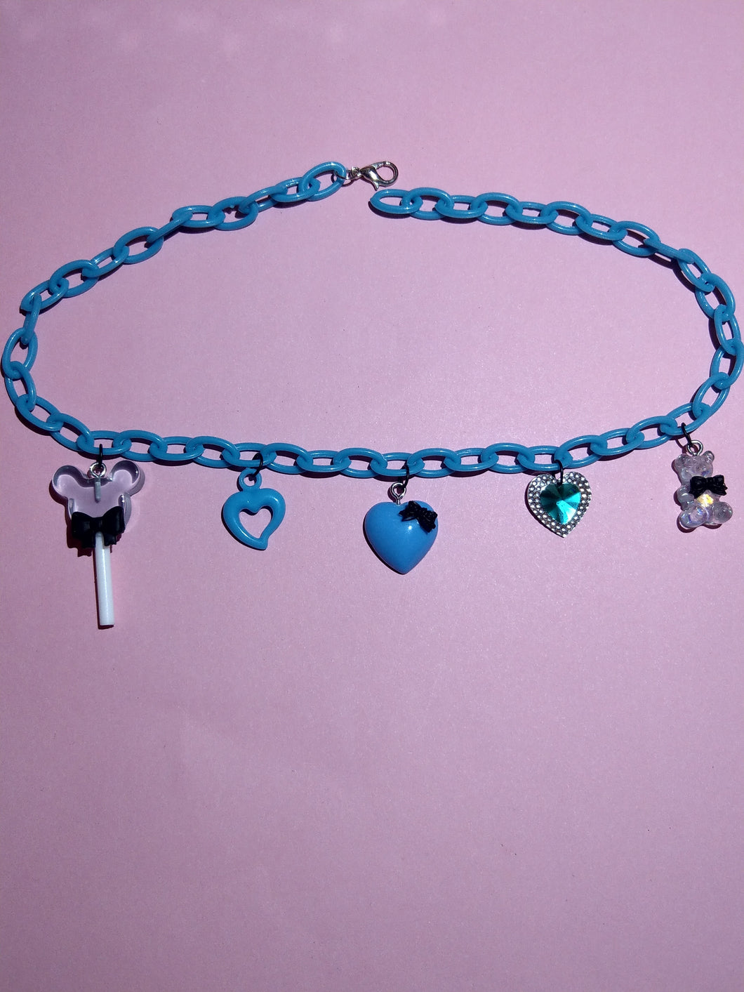 Blue Choker Necklace